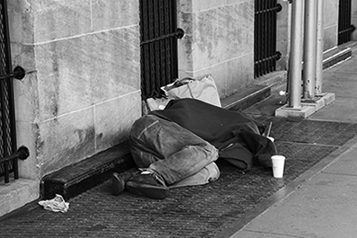 Homeless : Street Life : New York : Personal Photo Projects : Photos : Richard Moore : Photographer